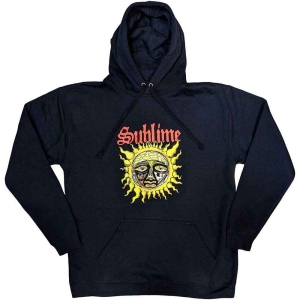 Sublime - Yellow Sun Uni Navy Hoodie i gruppen MERCHANDISE / Hoodies / Punk hos Bengans Skivbutik AB (5554754r)