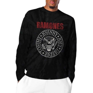 Ramones - Presidential Bl Dip-Dye Longsleeve i gruppen MERCHANDISE / T-shirt / Punk hos Bengans Skivbutik AB (5554897r)