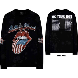 Rolling Stones - Us Tour 78 Uni Bl Longsleeve i gruppen MERCHANDISE / T-shirt / Pop-Rock hos Bengans Skivbutik AB (5554902r)