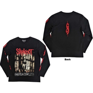 Slipknot - Skeleton Flag Uni Bl Longsleeve i gruppen MERCHANDISE / T-shirt / Metal hos Bengans Skivbutik AB (5554911r)