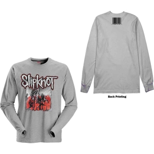 Slipknot - Self-Titled Uni Grey Longsleeve i gruppen MERCHANDISE / T-shirt / Metal hos Bengans Skivbutik AB (5554914r)