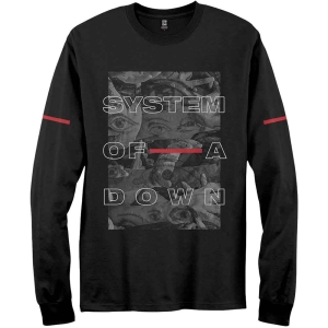 System Of A Down - Eye Collage Uni Bl Longsleeve i gruppen MERCHANDISE / T-shirt / Metal hos Bengans Skivbutik AB (5554922r)