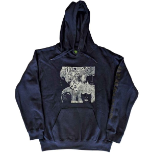 The Beatles - Reverse Revolver Navy Hoodie i gruppen MERCHANDISE / Hoodies / Pop-Rock hos Bengans Skivbutik AB (5555312r)