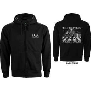 The Beatles - Abbey Road Uni Bl Zip Hoodie i gruppen MERCHANDISE / Hoodies / Pop-Rock hos Bengans Skivbutik AB (5555323r)