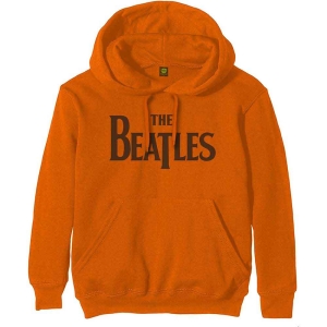 The Beatles - Drop T Logo Uni Orange Hoodie i gruppen MERCHANDISE / Hoodies / Pop-Rock hos Bengans Skivbutik AB (5555339r)