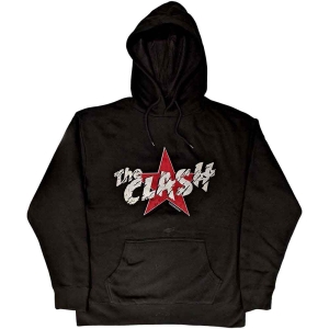 Clash - Star Logo Uni Bl Hoodie i gruppen MERCHANDISE / Hoodies / Punk hos Bengans Skivbutik AB (5555342r)