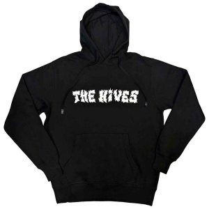 Hives - Flames Logo Uni Bl Hoodie i gruppen MERCHANDISE / Hoodies / Punk hos Bengans Skivbutik AB (5555350r)