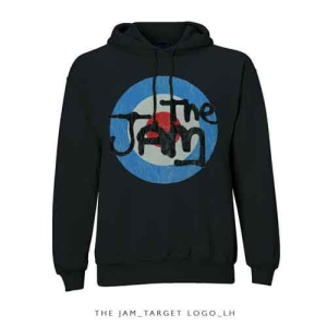 The Jam - Target Logo Uni Bl Hoodie i gruppen MERCHANDISE / Hoodies / Film-Musikkkal hos Bengans Skivbutik AB (5555351r)