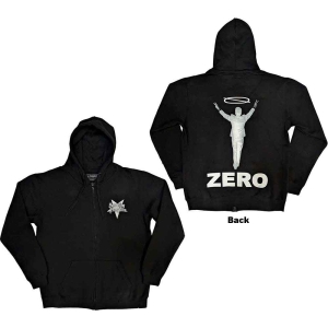 Smashing Pumpkins - Zero Halo Uni Bl Zip Hoodie i gruppen MERCHANDISE / Hoodies / Pop-Rock hos Bengans Skivbutik AB (5555358r)