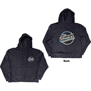 Strokes - Og Magna Uni Navy Zip Hoodie i gruppen MERCHANDISE / Hoodies / Pop-Rock hos Bengans Skivbutik AB (5555364r)