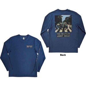 The Beatles - Abbey Road Uni Denim Longsleeve i gruppen MERCHANDISE / T-shirt / Pop-Rock hos Bengans Skivbutik AB (5555498r)