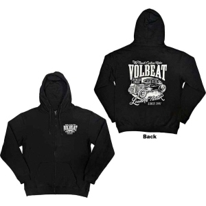 Volbeat - Louder And Faster Uni Bl Zip Hoodie i gruppen MERCHANDISE / Hoodies / Pop-Rock hos Bengans Skivbutik AB (5555599r)