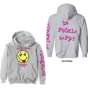 Yungblud - Raver Smile Uni Off Wht Hoodie i gruppen MERCHANDISE / Hoodies / Pop-Rock hos Bengans Skivbutik AB (5555606r)