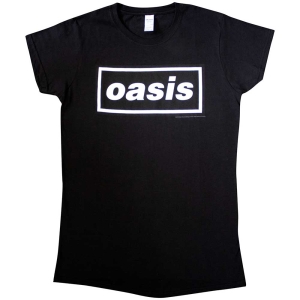 Oasis - Decca Logo Lady Bl T-Shirt i gruppen VI TIPSER / Nyankommet Merch / Juni hos Bengans Skivbutik AB (5556046r)