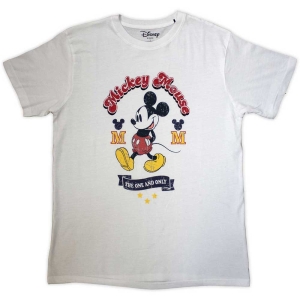 Disney Mickey Mouse - One & Only Uni Wht T-Shirt i gruppen MERCHANDISE / T-shirt / Film-Musikkkal hos Bengans Skivbutik AB (5557024r)