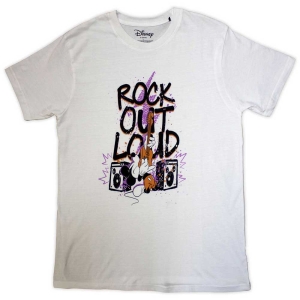 Disney Mickey Mouse - Rock Out Loud Uni Wht T-Shirt i gruppen MERCHANDISE / T-shirt / Film-Musikkkal hos Bengans Skivbutik AB (5557026r)