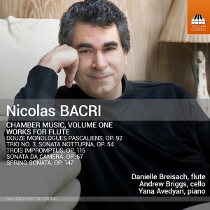 Danielle Breisach - Nicolas Bacri: Chamber Music, Vol. i gruppen VI TIPSER / Fredagsutgivelser / Fredag den 2:e augusti hos Bengans Skivbutik AB (5557033)