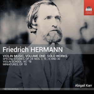 Abigail Karr - Hermann: Violin Music, Vol. 1 - Sol i gruppen VI TIPSER / Fredagsutgivelser / Fredag den 2:e augusti hos Bengans Skivbutik AB (5557035)