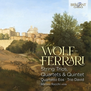 Quartetto Eos Trio David - Wolf-Ferrari: String Trios, Quartet i gruppen VI TIPSER / Fredagsutgivelser / Fredag den 2:e augusti hos Bengans Skivbutik AB (5557089)