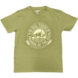 Neil Young - Tractor Seal Uni Green T-Shirt i gruppen MERCHANDISE / T-shirt / Pop-Rock hos Bengans Skivbutik AB (5557232r)