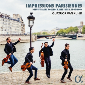 Quatuor Van Kuijk - Impressions Parisiennes i gruppen VI TIPSER / Fredagsutgivelser / Fredag den 6:e september 2024 hos Bengans Skivbutik AB (5557275)