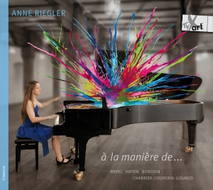 Anne Riegler - A La Manière De.. - Works For Piano i gruppen CD / Klassisk hos Bengans Skivbutik AB (5557779)