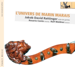 Jakob David Rattinger - The Universe Of Marin Marais i gruppen VI TIPSER / Julegavetips CD hos Bengans Skivbutik AB (5557825)