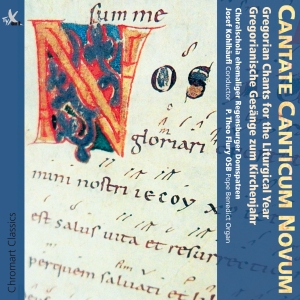 Choralschola Regensburger Domspatze - Cantate Canticum Novum - Gregoriani i gruppen VI TIPSER / Julegavetips CD hos Bengans Skivbutik AB (5557830)