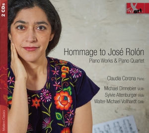 Claudia Corona - Hommage To José Rolón - Piano Works i gruppen VI TIPSER / Julegavetips CD hos Bengans Skivbutik AB (5557849)