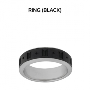 Bts - Monochrome Ring (BK_S) i gruppen MERCHANDISE / Merch / K-Pop hos Bengans Skivbutik AB (5557944)