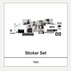 Bts - Monochrome Sticker Set i gruppen MERCHANDISE / Merch / K-Pop hos Bengans Skivbutik AB (5557945)