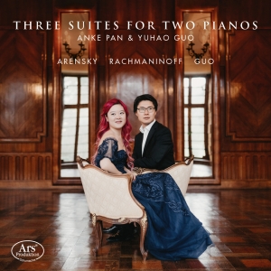 Anton Arensky Sergei Rachmaninoff - Three Suites For Two Pianos - Works i gruppen VI TIPSER / Julegavetips CD hos Bengans Skivbutik AB (5558376)