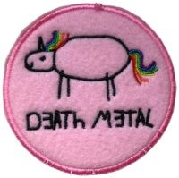 Death Metal - Patch Death Metal Unicorn Light Pin i gruppen VI TIPSER / Fredagsutgivelser / Fredag den 26:e Juli 2024 hos Bengans Skivbutik AB (5558765)