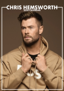 Chris Hemsworth - 2025 Calendar i gruppen VI TIPSER / Fredagsutgivelser / Fredag den 16:e augusti hos Bengans Skivbutik AB (5560276)