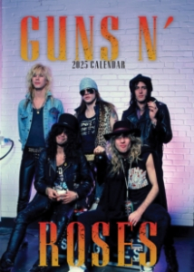 Guns N' Roses - 2025 Calendar i gruppen VI TIPSER / Fredagsutgivelser / Fredag den 16:e augusti hos Bengans Skivbutik AB (5560285)