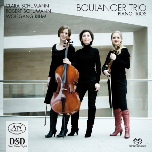 Schumann Clara & Robert/Rihm - Schumann/Rihm - Piano Trios i gruppen Musikk / SACD / Klassisk hos Bengans Skivbutik AB (5560756)