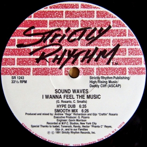 Sound Waves - I Wanna Feel The Music / Gotta Have You i gruppen VINYL / Elektroniskt hos Bengans Skivbutik AB (5561734)