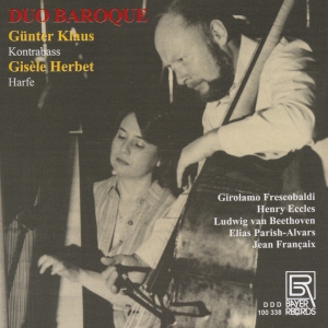 Frescobaldi/Eccles/Beethoven/Parish - Works For Double Bass & Harp i gruppen VI TIPSER / Julegavetips CD hos Bengans Skivbutik AB (5562279)