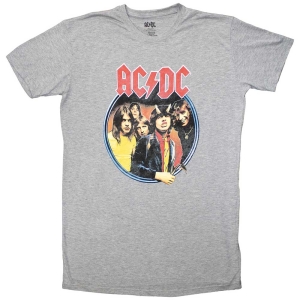 Ac/Dc - Highway To Hell Circle Lady Grey T-Shirt i gruppen MERCHANDISE / T-shirt / Metal hos Bengans Skivbutik AB (5562461r)