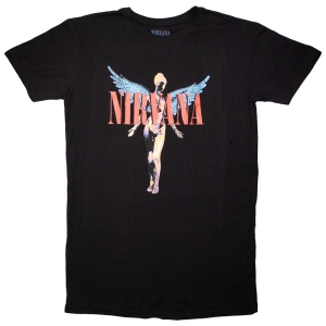 Nirvana - Angelic Lady Bl T-Shirt i gruppen MERCHANDISE / T-shirt / Pop-Rock hos Bengans Skivbutik AB (5562465r)