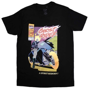 Marvel - Ghost Rider Spirit Reborn Cover Bl T-Shi i gruppen MERCHANDISE / T-shirt / Film-Musikkkal hos Bengans Skivbutik AB (5562551r)