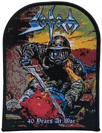 Sodom - Patch 40 Years At War Black Border i gruppen VI TIPSER / Fredagsutgivelser / Fredag den 30:e augusti 2024 hos Bengans Skivbutik AB (5562693)