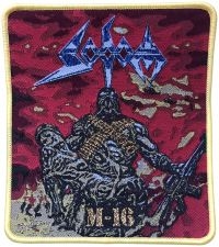 Sodom - Patch M-16 Yellow Border (12,4 X  1 i gruppen VI TIPSER / Fredagsutgivelser / Fredag den 30:e augusti 2024 hos Bengans Skivbutik AB (5562698)