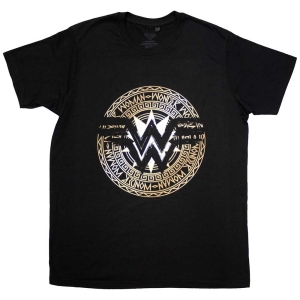 Dc Comics - Wonder Woman Gold Circle Bl T-Shirt i gruppen MERCHANDISE / T-shirt / Film-Musikkkal hos Bengans Skivbutik AB (5562800r)