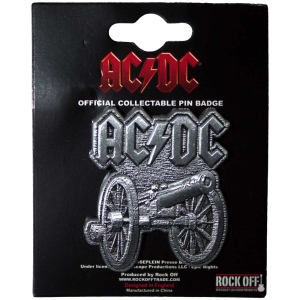 Ac/Dc - For Those About To Rock Pin Badge i gruppen MERCHANDISE / Merch / Metal hos Bengans Skivbutik AB (5562866)