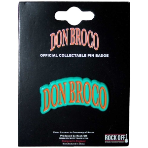 Don Broco - Orange Logo Pin Badge i gruppen MERCHANDISE / Merch / Metal hos Bengans Skivbutik AB (5562874)