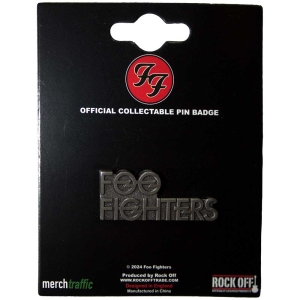 Foo Fighters - Stacked Logo Pin Badge i gruppen MERCHANDISE / Merch / Pop-Rock hos Bengans Skivbutik AB (5562879)