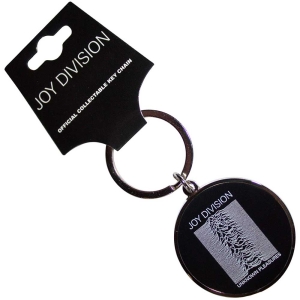 Joy Division - Unknown Pleasures Keychain i gruppen MERCHANDISE / Merch / Pop-Rock hos Bengans Skivbutik AB (5562882)