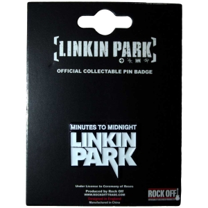 Linkin Park - Minutes To Midnight Pin Badge i gruppen MERCHANDISE / Merch / Metal hos Bengans Skivbutik AB (5562884)