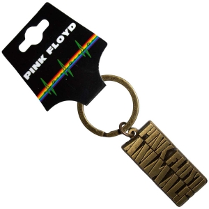 Pink Floyd - Animals Gold Text Logo Keychain i gruppen MERCHANDISE / Merch / Pop-Rock hos Bengans Skivbutik AB (5562890)